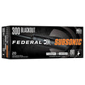 Federal Premium Fusion Tipped 300 AAC Blackout Ammunition 190 Grain Polymer Tip Box of 20