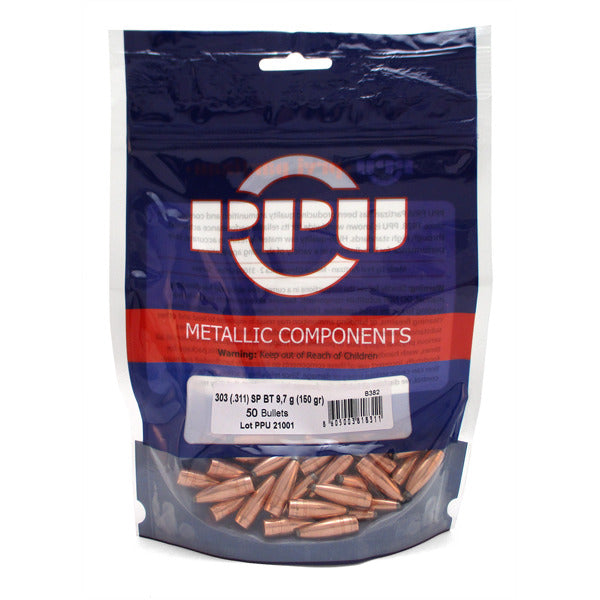 Prvi Partizan .311 Diameter Bullets 150 grain Spitzer Bag of 50