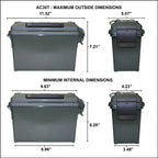 MTM Limited Edition 250yrs USA 4-Can Ammo Crate 30c with 4 AC30T's