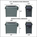 MTM Limited Edition 250yrs USA 5-Can Ammo Crate with 5 AC15's
