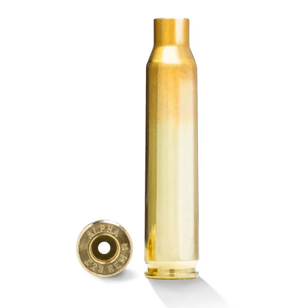 ALPHA BRASS 223 REMINGTON UNPRIMED 100/bx