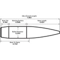 BERGER 6MM(.243)120g HPBT BULLET (LR-HYB-TGT) 100/b