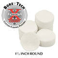 BORE TECH COTTON PATCHES 1-1/2" ROUND 1000/BAG