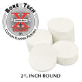 BORE TECH COTTON PATCHES 2-1/2" ROUND 1000/BAG
