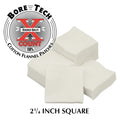 BORE TECH COTTON PATCHES 2-1/4" SQUARE 1000/BAG