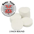BORE TECH COTTON PATCHES 2" ROUND 1000/BAG