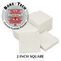 BORE TECH COTTON PATCHES 2" SQUARE 1000/BAG