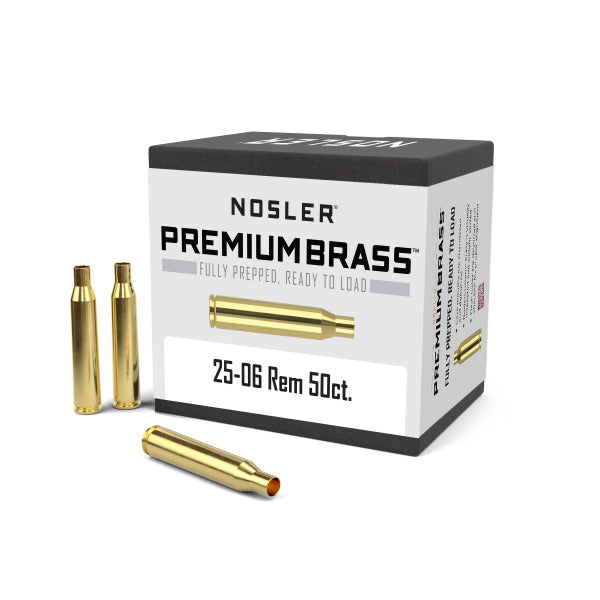 Nosler 25-06 Remington Brass Box of 50