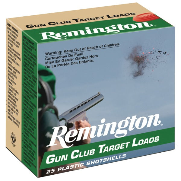 Remington Gun Club 12 Gauge Ammunition 2-3/4" #8 1-1/8 oz 1200 fps Case of 250