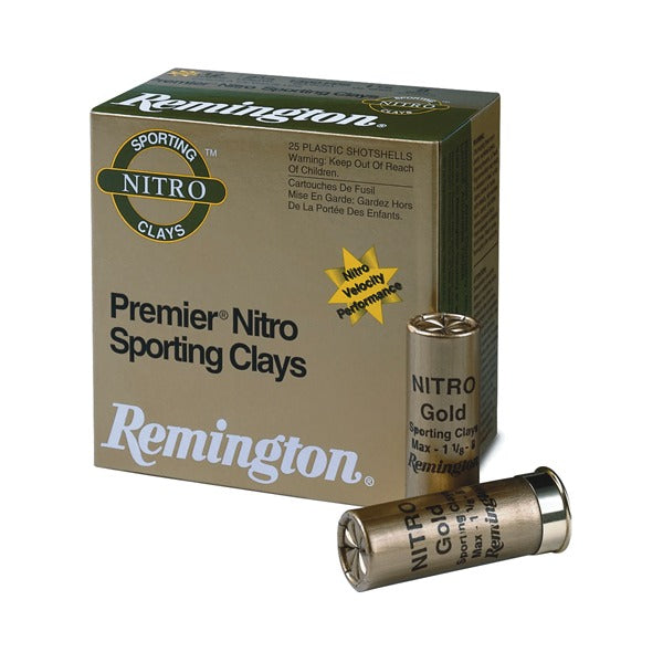 Remington Premier Nitro Sporting Clays 12 Gauge Ammunition 2-3/4" #8 1-1/8 oz 1300 fps Case of 250