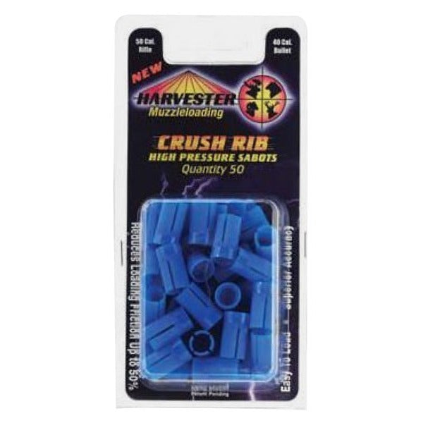HARVESTER 50cal CRUSH RIB SABOT, 40c BULLET 50b 12c