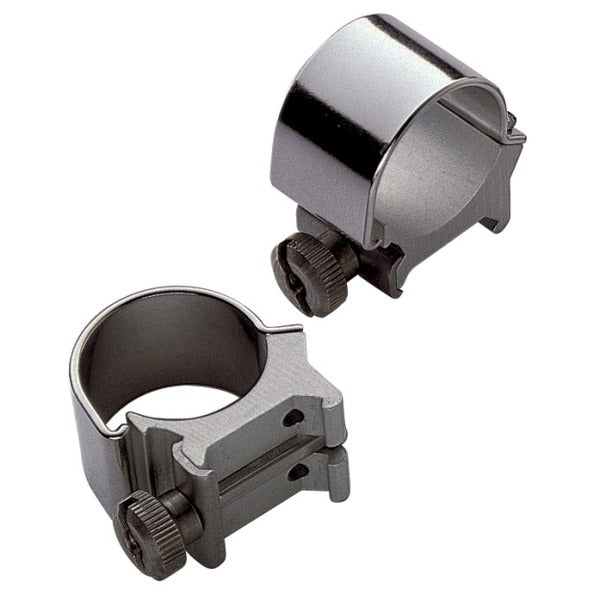 WEAVER RINGS 1" X-HIGH SILVER DETACH TOP