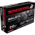 Winchester 243 Winchester Ammunition 95 Grain Ballistic Silvertip Polymer Tip Box of 20