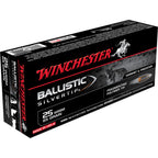 Winchester Varmint 25 WSSM (Winchester Super Short Magnum) Ammunition 85 Grain Ballistic Silvertip Polymer Tip Box of 20