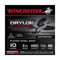 WINCHESTER DRYLOK STEEL HV 10ga 3.5in 1-3/8oz BB 25b 10c
