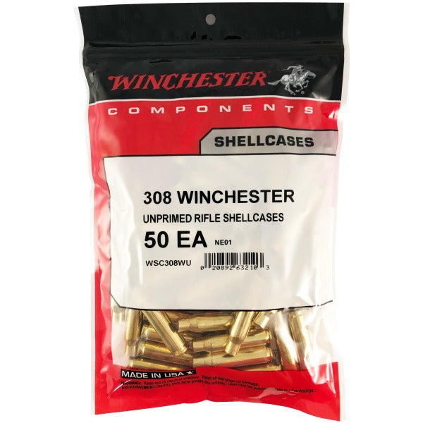 Winchester 308 Winchester Brass Bag of 50