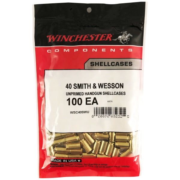 Winchester 40 S&W Brass Bag of 100