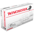Winchester White Box 45 ACP Ammunition 185 Grain Full Metal Jacket Box of 50