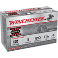 Winchester Super-X Turkey 12 Gauge Ammunition 3" #4 1-7/8 oz 1210 fps Box of 10