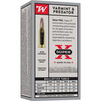 Winchester Super-X 218 Bee Ammunition 46 Grain Jacketed Hollow Point Box of 50