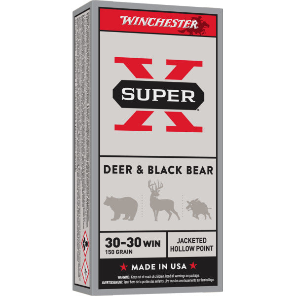 Winchester Super-X 30-30 Winchester Ammunition 150 Grain Hollow Point Box of 20