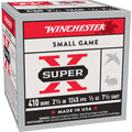 Winchester Super-X 410 Bore Ammunition 2-1/2" #7.5 1/2 oz 1245 fps Box of 25