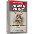 Winchester Super-X 6.5x55mm Ammunition 140 Grain Jacketed Soft Point Box of 20