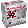 Winchester Super-X 12 Gauge Ammunition 2-3/4" #8 1 oz 1290 fps Box of 25