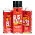SHOOTER'S CHOICE UNIVERSAL GUN CARE PKG SOLVENT/OIL/RUST PREV 6/C