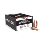 Nosler Custom Competition 30 Caliber (.308 Diameter) Bullets 190 grain Boat Tail Hollow Point Box of 100
