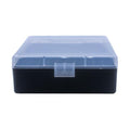BERRY 38/357 HINGED-TOP BOX 100-RND CLEAR/BLK 50c