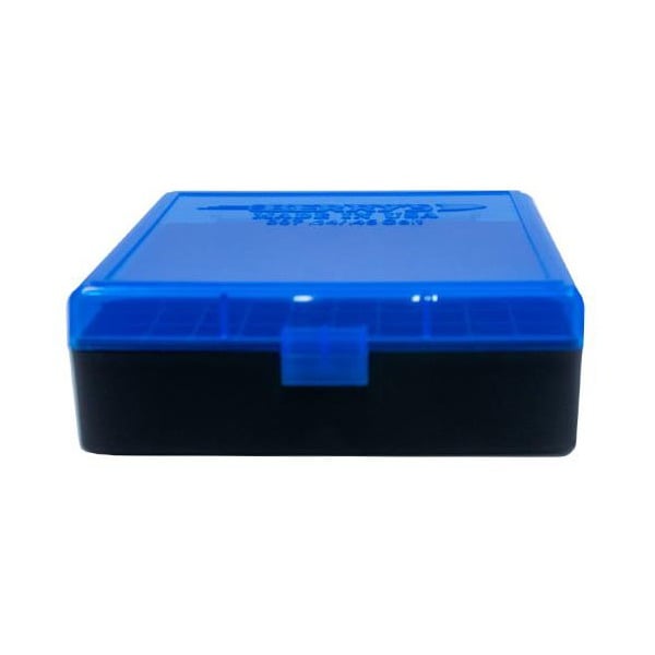 BERRY 44/45LC HINGED-TOP BOX 100-RND BLUE/BLK 50/c