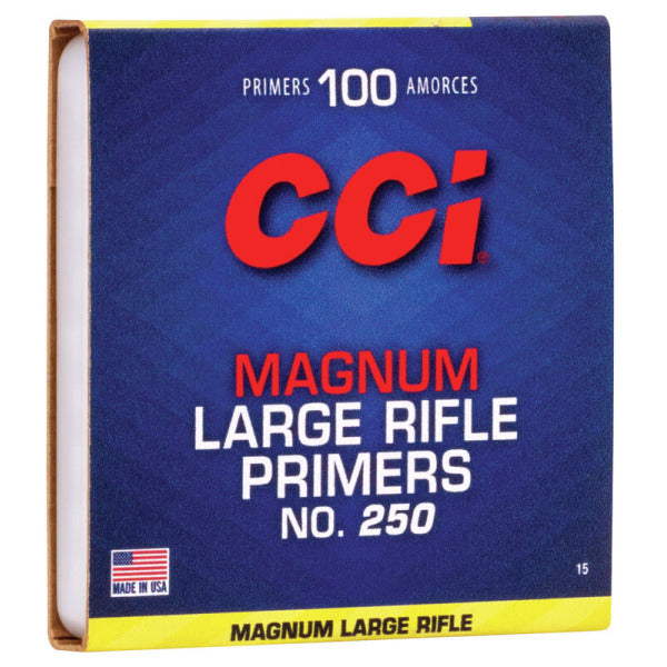CCI #250 Large Rifle Magnum Primers Box of 1000
