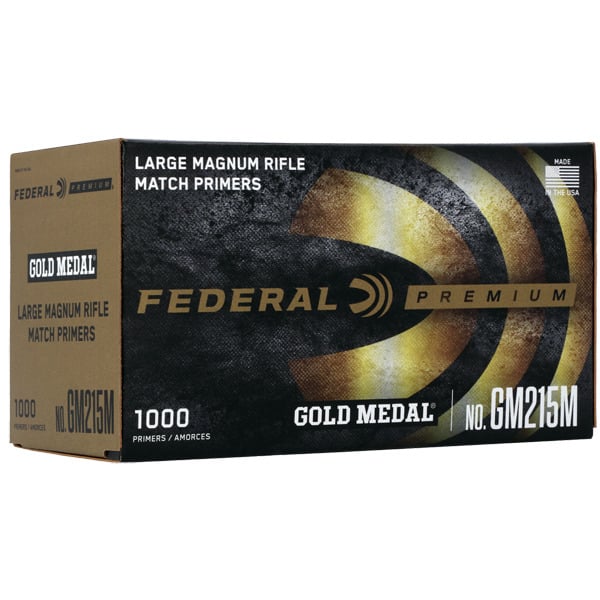 Federal Premium Gold Medal Match Large Rifle Magnum Primers Box of 1000