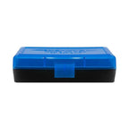 BERRY 380/9MM HINGED-TOP BOX 50-RND BLUE/BLK 50/cs