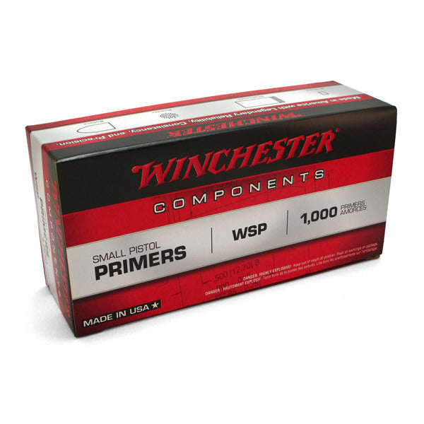 Winchester Small Pistol Primers Box of 1000