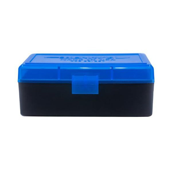 BERRY 38/357 HINGED-TOP BOX 50-RND BLUE/BLK 50/cs