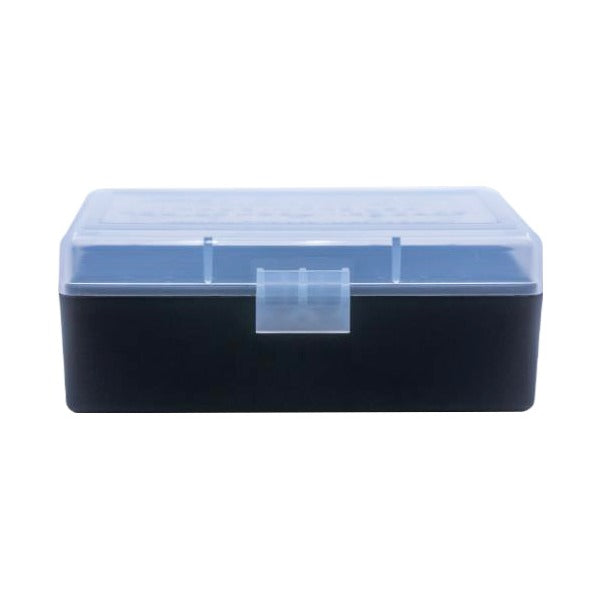 BERRY 30M1/22H HINGED-TOP BOX 50-RND CLEAR/BLK 50/c