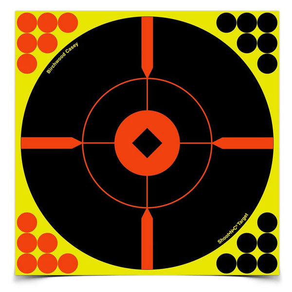 BIRCHWOOD-CASEY BMW SHOOT-NC 8" ROUND X BULL 6/PKG 12/CS