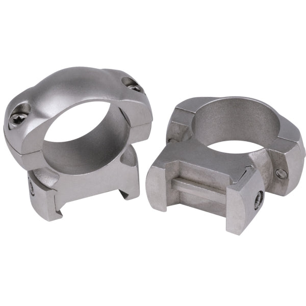 WEAVER GRAND SLAM RING 1" TOP MNT STEEL HIGH SILVER