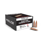 Nosler Custom Competition 32 Caliber (.323 Diameter) Bullets 200 grain Boat Tail Hollow Point Box of 100