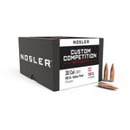 Nosler Custom Competition 30 Caliber (.308 Diameter) Bullets 190 grain Boat Tail Hollow Point Box of 250