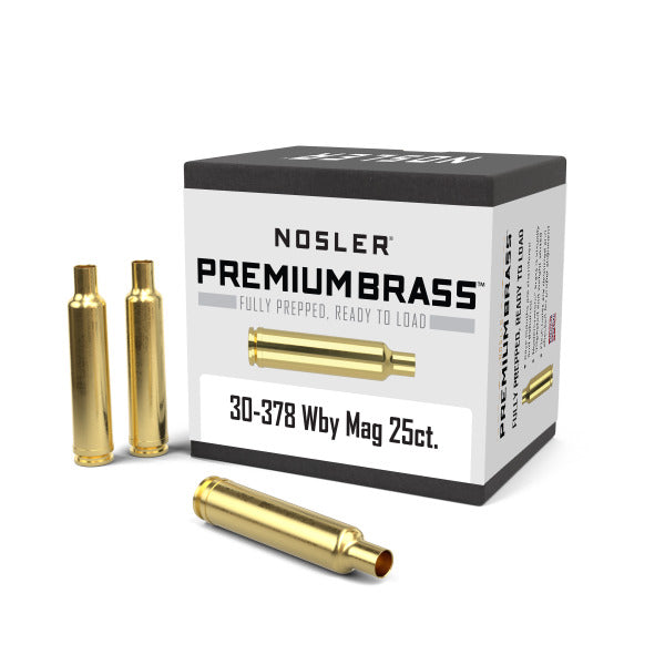 Nosler 30-378 Weatherby Magnum Brass Box of 25