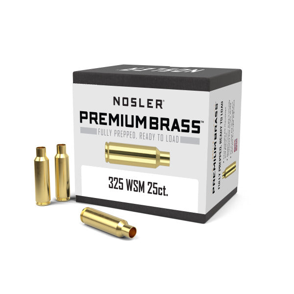 Nosler 325 WSM (Winchester Short Magnum) Brass Box of 25
