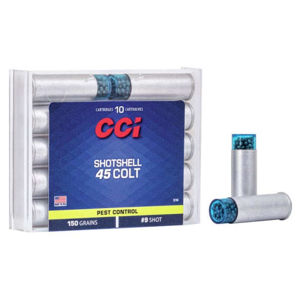 CCI Shotshell 45 Colt (Long Colt) Ammunition 150 Grain #9 Shot Box of 10