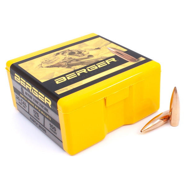 Berger Tactical 30 Caliber (.308 Diameter) Bullets 175 grain Boat Tail Hollow Point Box of 100