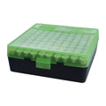 MTM PISTOL FLIP-TOP 100rd 44M-45LC/CLR-GRN/BLK 24/C