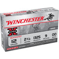 Winchester Super-X 12 Gauge Ammunition 2-3/4" #00 1325 fps Buckshot Box of 15