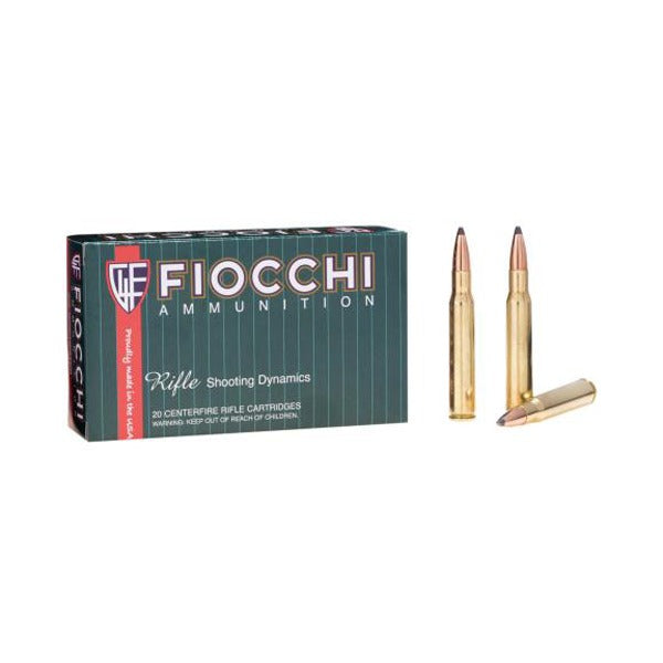 Fiocchi Field Dynamics 30-06 Springfield Ammunition 180 Grain Pointed Soft Point Box of 20