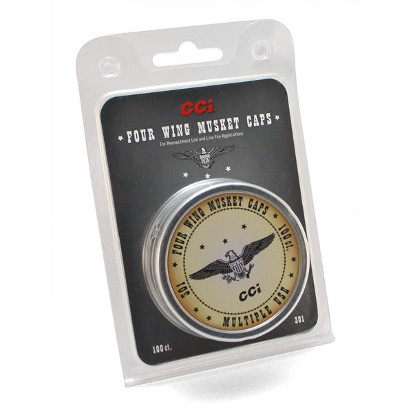 CCI 4 Wing #301 Musket Caps Box of 1000